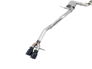 Volkswagen Jetta Performance Exhaust - AWE Tuning - Cat Back Track Edition - Diamond Black - `09-`14